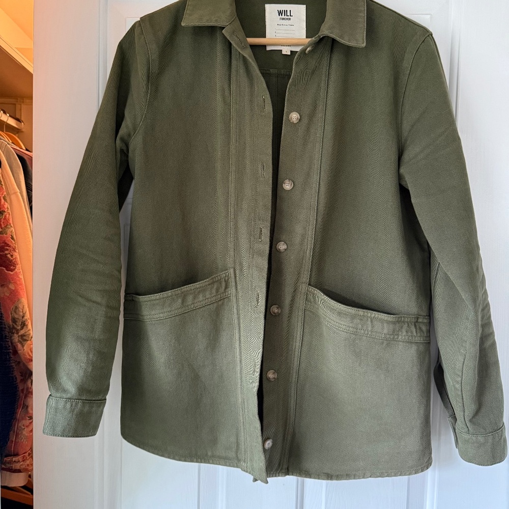 Sézane Will Jacket Khaki Small